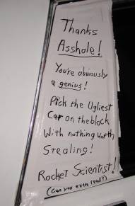 Thanks Asshole!
